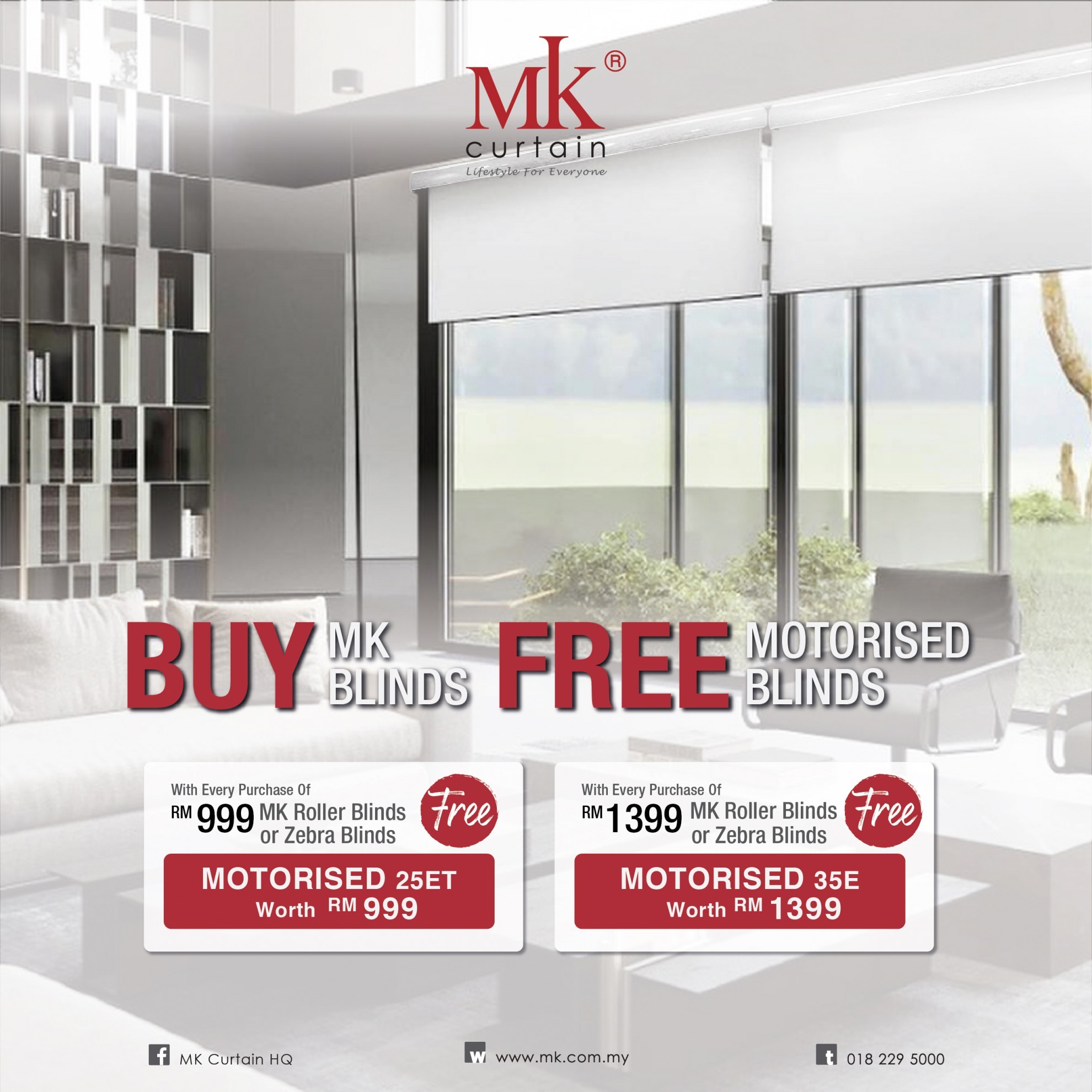 Buy MK Blinds, Free Motorised Blinds 2025